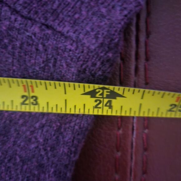 Reitmans Aubergine Purple V-Neck Sweater - Picture 8 of 8